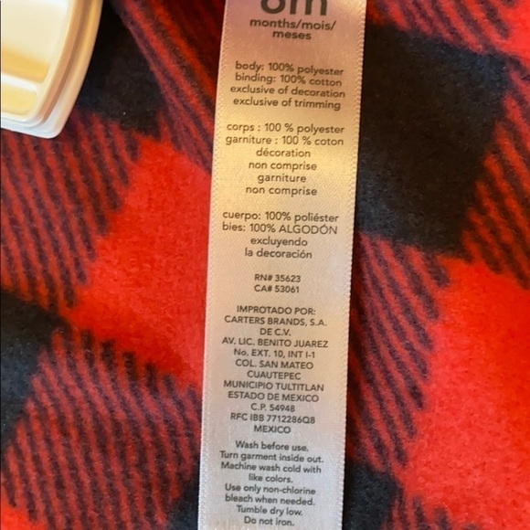 NWT Vest & Pants Set 6M girls black, red, grey - Picture 6 of 9